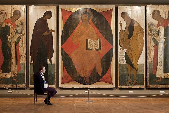 Andy Freeberg, Andrei Rublev and Daniil's The Deesis Tier, State Tretyakov Gallery, 2009