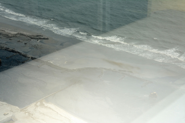 Zoe Strauss, View of Atlantic Ocean from Trump Taj Mahal, During Liquidation Sale_9828. Atlantic City, NJ. July 11, 2017, Archival Inkjet Print 