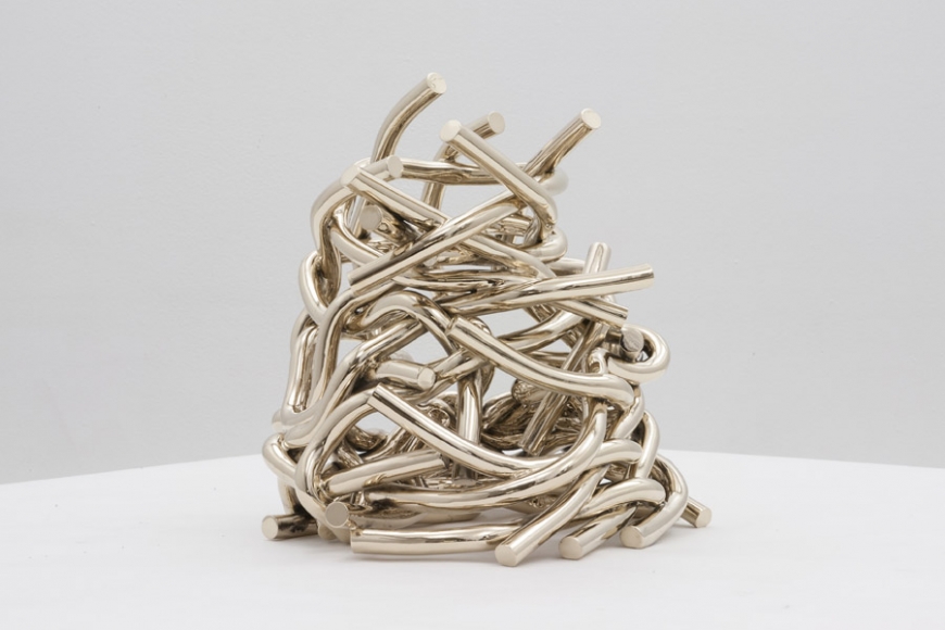 Knotted, 2016, polished bronze