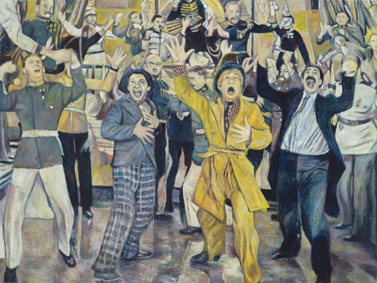Duck Soup (We're Going to War!), 2008, oil on linen