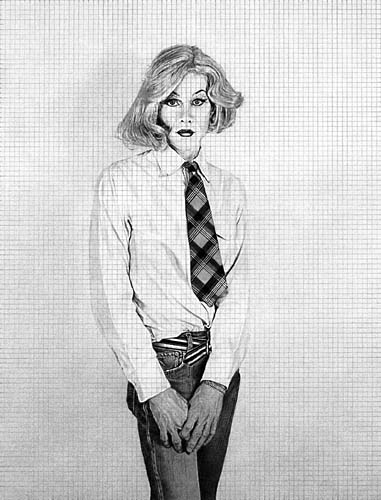Andy Warhol, 2003, graphite on paper