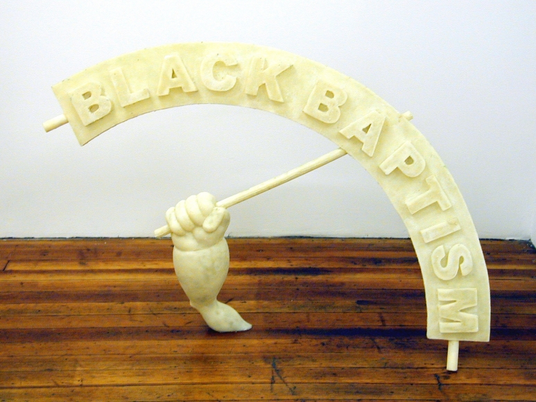 Black Baptism, 2002, fiberglass, epoxy resin