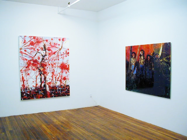 transnational monster league, installation view at Derek Eller Gallery, New York 