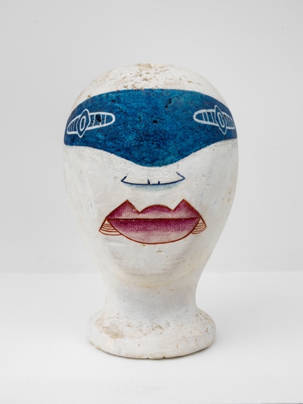 A Long Way from Foam #5, c. 1976-1977, marker, acrylic, and ink on styrofoam