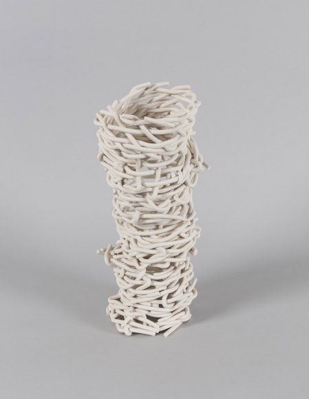 Knot Theory, #3, 2016, unglazed porcelain