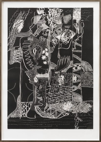 In Abyssinia, printed edition, 2011, woodcut print