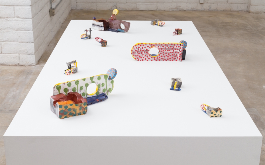 Auto-Correct: Despina Stokou - Peter Shire, installation view at 2405 Glover Place, Los Angeles, CA 