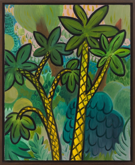 Untitled, 2015, oil on masonite