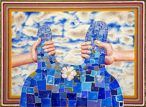 Coming Apart, 2003, oil on linen