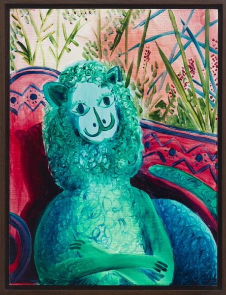 Untitled, 2014 oil on masonite