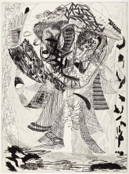 Boys of Summer II, 2010, etching 
