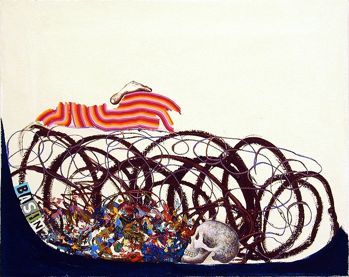 Basin, 2003, oil on canvas 