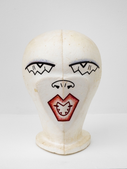 A Long Way from Foam #6, c. 1976-1977, marker and acrylic on styrofoam