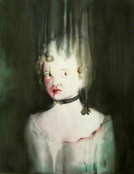 Choker, 2004, watercolor on canvas