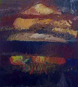 Bomb, 2001, oil on linen