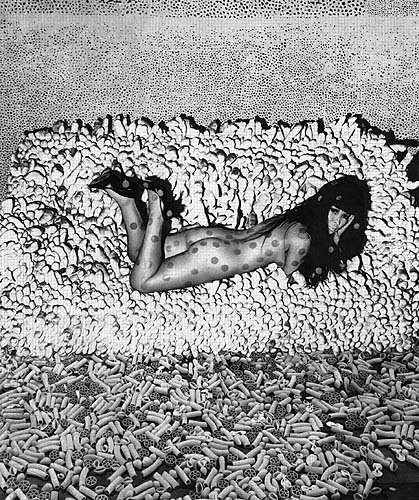 Yayoi Kusama, 2002-04, graphite on paper