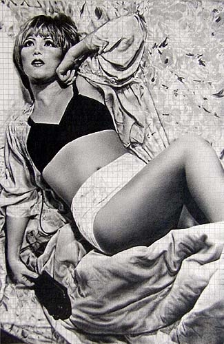 Cindy Sherman, 2003, graphite on paper
