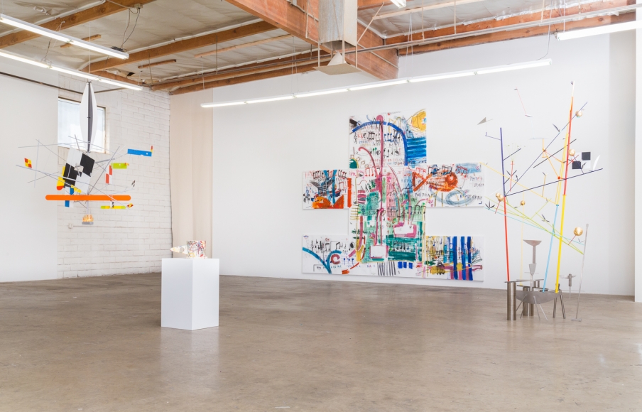 Auto-Correct: Despina Stokou - Peter Shire, installation view at 2405 Glover Place, Los Angeles, CA 