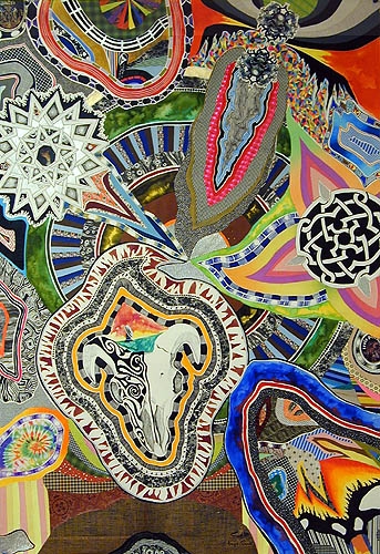 Untitled, 2004-05, mixed media collage