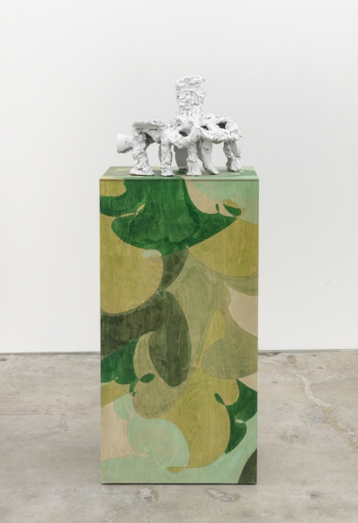 He Prayeth Well, Who Loveth Well both Man and Bird and Beast, 2016, fired and glazed ceramic, plywood, wood stain, lacquer