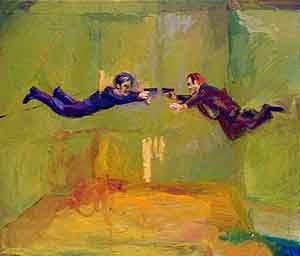 The Matrix, 2002, oil on linen