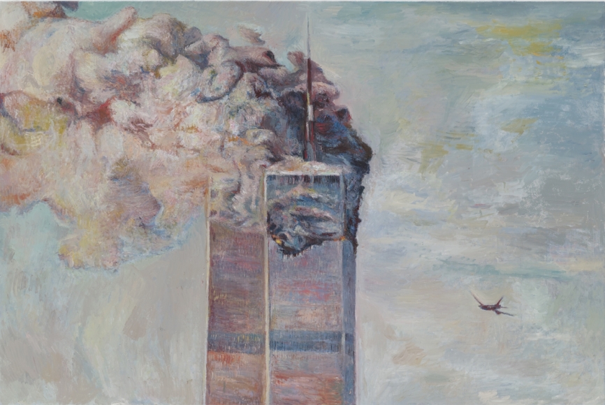 9-11, 2007, oil on linen