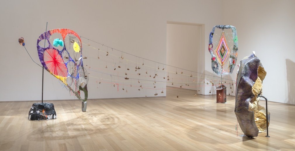 Michelle Segre in Ephemera, installation view at Nerman Museum of Contemporary Art, Overland Park, KS 