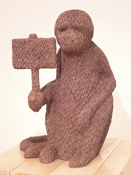 The End Is…, 2007, resin, paint