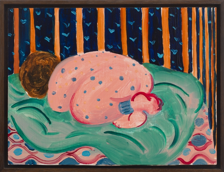 Untitled, 2015, oil on masonite