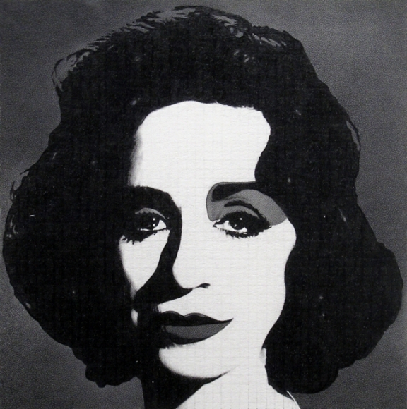 Dan Fischer Deborah Kass as Warhol’s Liz, 2017