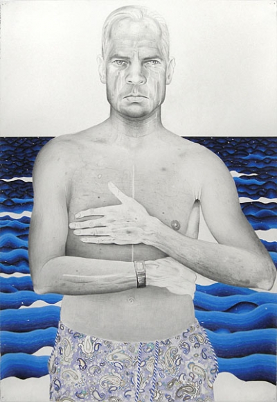 September, 2007 , color pencil and graphite on paper