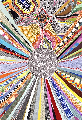 Untitled, 2004, mixed media collage 