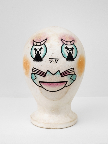 A Long Way from Foam #1, c. 1976-1977, ink and marker on styrofoam
