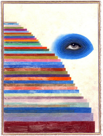Untitled, 2007, color pencil, graphite and collage on paper