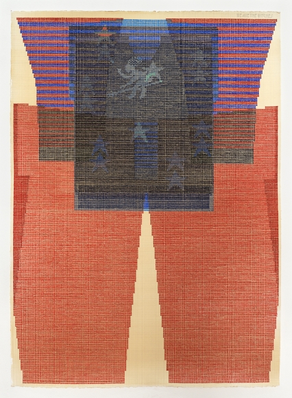 We Are The Witches, 2018, gouache and graphite on tea stained paper