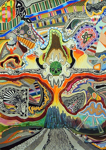 Untitled, 2004, mixed media collage 