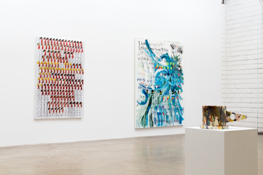 Auto-Correct: Despina Stokou - Peter Shire, installation view at 2405 Glover Place, Los Angeles, CA 