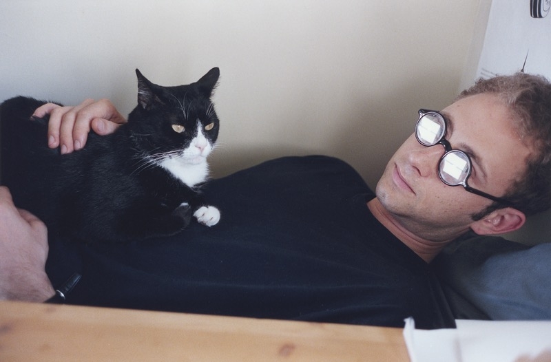 Elijah with Cat, 2002, c-print 
