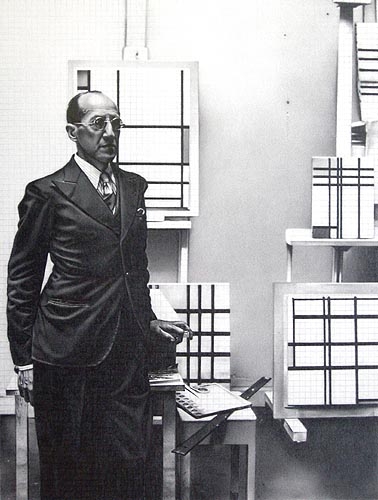 Piet Mondrian, 2005, graphite on paper