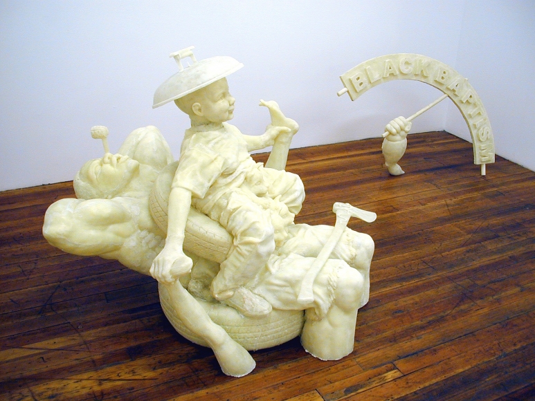 On the River, 2002, fiberglass, epoxy resin