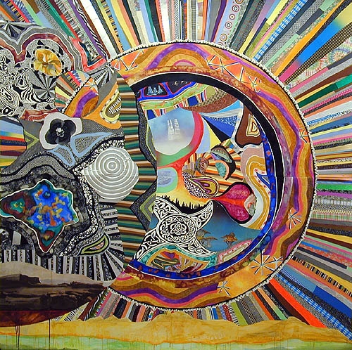 Elipse, 2004-05, mixed media collage 