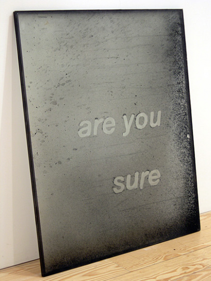 Sure, 2009, city dust and pollution on insulated window