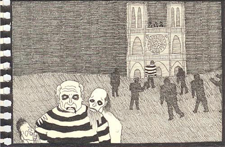 Black's the Colour, Watch the Claws (detail), 2006, ink on paper