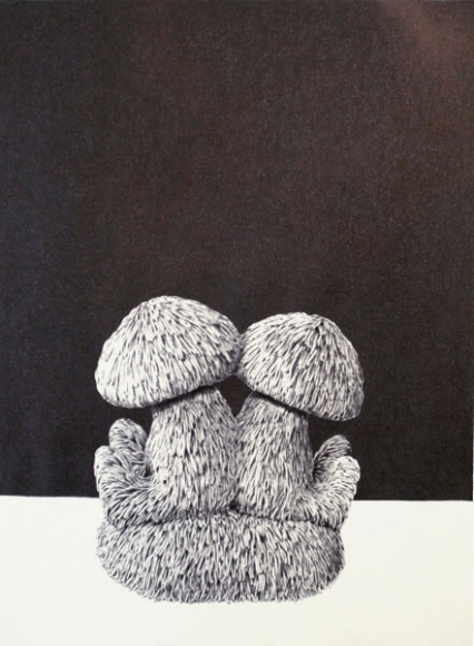The Island, 2007, ink on paper
