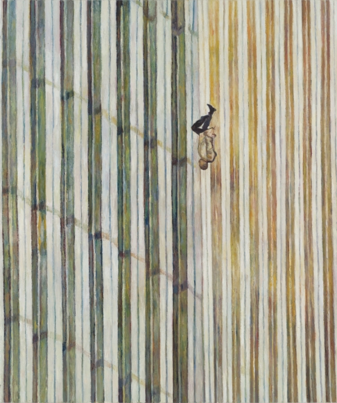 Ode to Falling Man, 2007, oil on linen