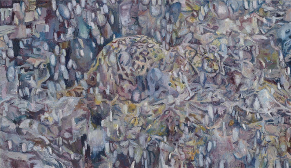 Snow Leopard, 2008, oil on linen