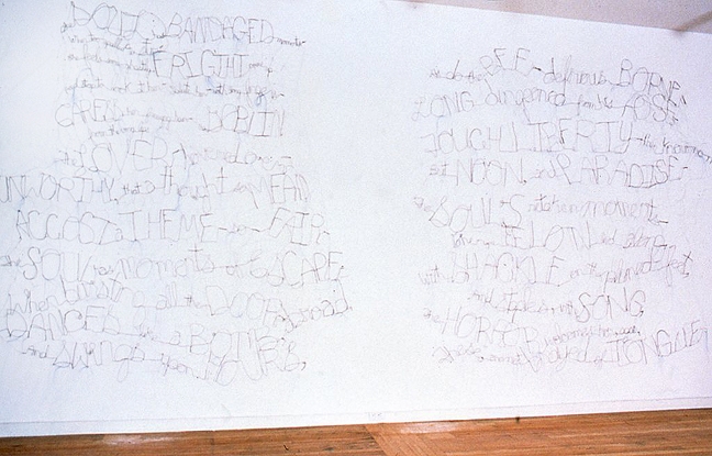 Lesley Dill Voices In My Head Exhibitions George Adams Gallery