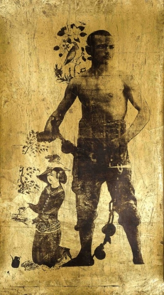 KHOSROW HASSANZADEH, Haft Khan, Study on Paper 5, 2012