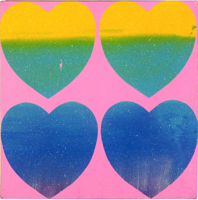 Andy Warhol Four Hearts, 1983 