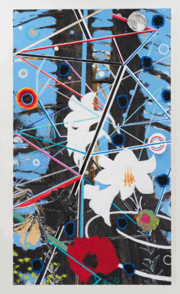 Nabil Nahas, Untitled, 2017, Acrylic on canvas, 84 x 48 in